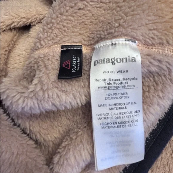 Patagonia Women's Re-Tool Snap-T Deep Pile Fleece Pullover Pink Size XL - Picture 8 of 9